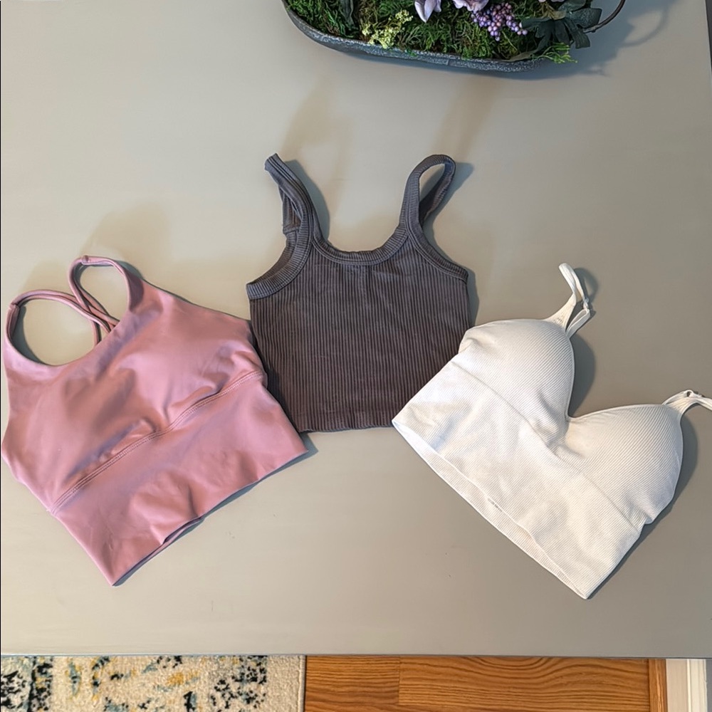 HALARA, Mad Rag lot of 3 crop tops, size 4 S, great condition